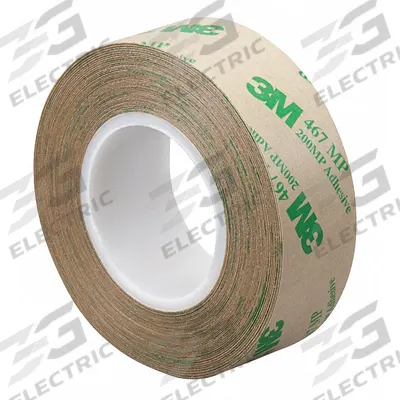 3M Transfer Tape: 2 in Wd, 20 yd Lg, 2.3 mil Thick, Polycoated Kraft Paper - General Purpose Adhesive Transfer Tape