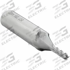 CLEVELAND Square End Mill: High Speed Steel, 4 Flute, 3 mm Mill Dia, 9.52 mm LOC, 58.74 mm OAL (MPN C75091)