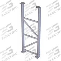 TRI-ARC Platform Support Leg: 6.8 ft Overall Ht, 30 in Overall Wd, 500 lb Load Capacity (MPN MPASST9). Key specifications — Brand: TRI-ARC; Compatible with Manufacturer Model Number: MPASGR30; Material: Aluminum; Color: Gray.