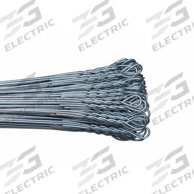 APPROVED VENDOR Bale Tie: Galvanized, Galvanized, 11 ga Wire Gauge, 0.1205 in Wire Dia - Single-Loop Wire Ties
