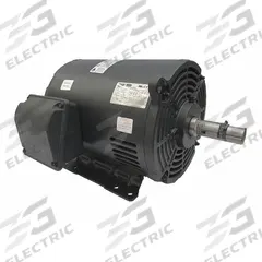 DAYTON General Purpose Motor: Rigid Base Mount, Open Drip Proof, 10 hp, 230/460V AC, 1,775 RPM (MPN 2N986). Key specifications — Brand: DAYTON; Nameplate Voltage @ 60 Hz: 230/460V AC; Full Load Current @ 60 Hz: 24.7/12.4 A; Nameplate RPM @ 60 Hz: 1,775 RPM; Motor Enclosure: ODP.