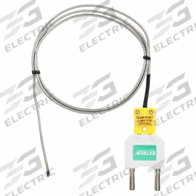 EXTECH Bead Wire Temperature Probe: -58°F to 1,000°F /-50°C to 538°C, Type K - Thermocouples for Gas Applications