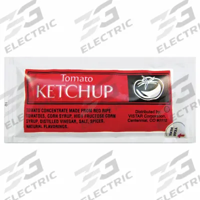 VISTAR Ketchup: 0.25 oz Item Size, Packet, 200 Pack Count (MPN BFSVENL024) - Furnishings, Appliances and Hospitality
