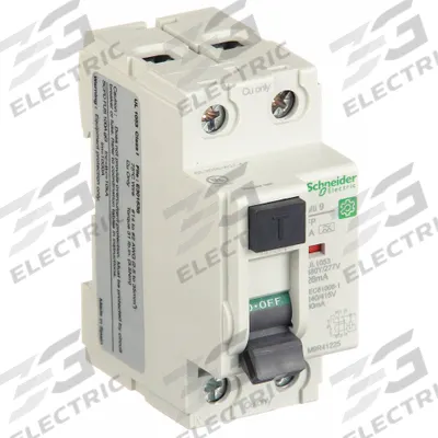 IEC Supplementary Protector: 25 A Amps, 277V AC, 26 mA Rated Residual Current - UL1053 DIN Rail-Mount Ground Fault Protectors