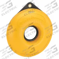 CORDPRO Cord Storage Reel: Keyhole Mount, Yellow, Thermoplastic, Outdoor Use (MPN CP-100). Key specifications — Reel Mounting: Keyhole; Reel Capacity: 100 ft of 16/3 Cord; Brand: CORDPRO.