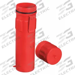 LINCOLN ELECTRIC Electrode Storage Container: 14 in Max Lg, Red (MPN KH550). Key specifications — Features: Tight Sealing Gaskets To Keep Out Moisture; Brand: LINCOLN ELECTRIC; Manufacturer Part Number: KH550; Color: Red.