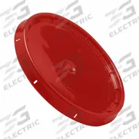GRAINGER Lid: Gasketed, 12 1/4 in Overall Dia, Red, Plastic, 12 1/4 in Dia. 1 1/4 in L x 12 1/4 in W (MPN 878HN3). Key specifications — attr1265148: Not Rated; attr1188872: GRAINGER; attr1265149: Not Rated; attr1188855: 878HN4; attr1188854: Plastic; attr1188856: 878HN6.