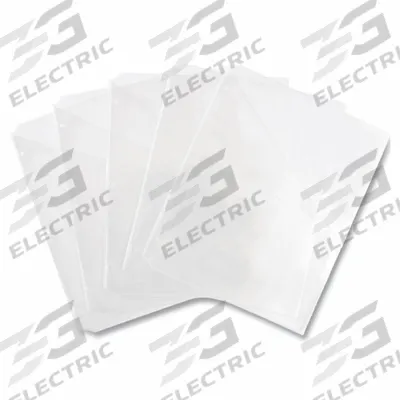 AVERY Pocket Folder: Polypropylene, 11 in Ht, 9 1/4 in Wd, Clear, 5 Pockets - Pocket Folders