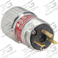HUBBELL Straight Blade Plug: 6-15P, 250V AC, 15 A, 2 Pole, 3 Blade (MPN UGP-15232QWWW). Key specifications — Voltage Rating: 250V AC; Brand: HUBBELL.
