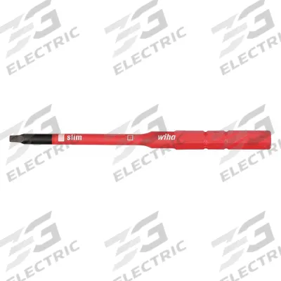 WIHA Insulated Screwdriver Blade: Square Head, Insulated Screwdriver Blade, Imperial - Insulated Driver Bits