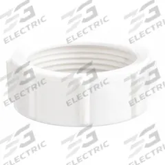 APPROVED VENDOR Nut and Washer: Plastic, White, 1 1/2 in_1 1/4 in Nominal Pipe Size, Slip, 10 PK (MPN 1PPB7). Key specifications — Includes: (10) 1-1/4 in Nuts; Brand: APPROVED VENDOR; Material: Plastic; Connection Type: Slip.
