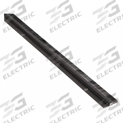 NATIONAL GUARD Door Sweep: Brush Insert, Aluminum, 36 in Lg, 1 1/16 in Wd - Door Sweeps