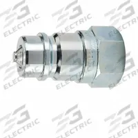 PARKER Nipple: 1/2 in Coupling Size, Steel, 12 g/min Max. Flow Rate, 3/4-16 Thread Size, Female ORB (MPN 6610-8-10). Key specifications — Body Material: Steel; Thread Size: 3/4-16; Brand: PARKER.