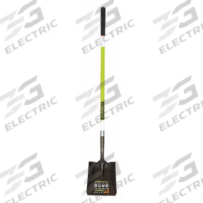 SEYMOUR MIDWEST Square Point Shovel: Steel Blade, 14 ga, Straight Handle Type - Square Point Shovels