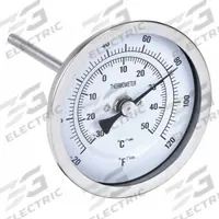 APPROVED VENDOR Dial Thermometer: -20°F to 120°F, ±1% Accuracy, 6 in Stem Lg, 2 in Dial Dia (MPN 1NFX2). Key specifications — Accuracy: ±1 %; Brand: APPROVED VENDOR.