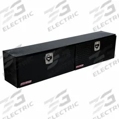 WEATHER GUARD Topside Truck Box: Topside Truck Box, Double Drop-Down Doors Lid, D-Handle, Aluminum (MPN 391-5-02). Key specifications — Brand: WEATHER GUARD; Color: Gloss Black; Lock Type: Keyed.