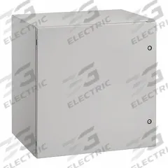 HOFFMAN Enclosure: Steel, 24 in x 24 in x 16 in, NEMA 12/13/4, Solid Cover, Hinged (MPN CSD242416). Key specifications — Closure Method: 1/4-Turn Latch; Brand: HOFFMAN; Knockouts: Not Included.