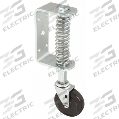 APPROVED VENDOR Side Mount Caster: Swivel, Rubber, 3 in Wheel Dia., 7/8 in Wheel Wd, Steel - Side-Mount Casters