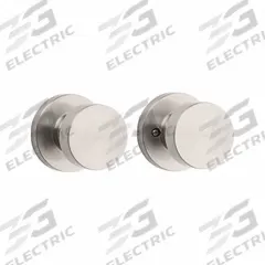 KWIKSET Door Knob Lockset: Passage Knob Locksets, Nickel (MPN 720PSK-RDT-15-6AL-RCS). Key specifications — Lockset Style: Rose; ANSI Lockset Function: Hall.