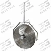 CANARM Mounted Fan: 18 in Blade Dia, 120V AC, 1/8 hp Motor HP, Ceiling Mount, Non-Oscillating (MPN HAF18-ZO). Key specifications — Brand: CANARM; Voltage: 120V AC; Number of Speeds: Variable; Fan Mounting Location: Ceiling; Oscillation: Non-Oscillating.