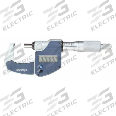 MITUTOYO Digital Outside Micrometer: 0 in to 1 in /0 mm to 25.4 mm, Inch/Metric - Micrometers without SPC Output