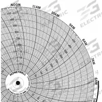 HONEYWELL Circular Paper Chart: Honeywell, 0°F to 500°F, BN 24001660-013, Honeywell, Temp°F, 100 PK. Key specifications — Compatible with Manufacturer Model Number: DR 4200 GP/EV; Brand: HONEYWELL; Units Measured: Temperature °F.