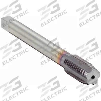 OSG Straight Flute Tap: 3/8"-24 UNF, 2B, 5 Flute, Modified Bottoming Chamfer - Straight-Flute Machine Taps for Hardened Steel