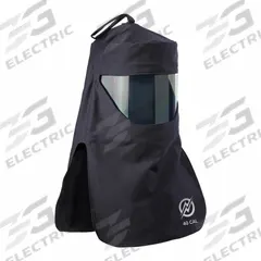 NATIONAL SAFETY APPAREL Arc Flash Hood: 4 PPE CAT, 40 cal/sq cm ATPV, UltraSoft® ( 9 oz ), Std, Navy (MPN H65UQUQ40HATPV). Key specifications — Size: Universal; Garment Material: UltraSoft®; Brand: NATIONAL SAFETY APPAREL; Hood Window Type: Face Shield Fitted; Color: Navy; Features: Pureview™ Faceshield Technology a Single Layer Lens with Greater Range of Visibility; Standards: OSHA 1910.269.