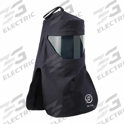 NATIONAL SAFETY APPAREL Arc Flash Hood: 4 PPE CAT, 40 cal/sq cm ATPV, UltraSoft ( 9 oz ), Std - Category 4 Hoods
