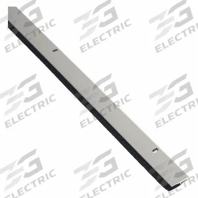 NATIONAL GUARD Door Weatherstripping: Flat Insert, 7 ft Lg, 1 in Wd - Metal Leaf Weatherstripping