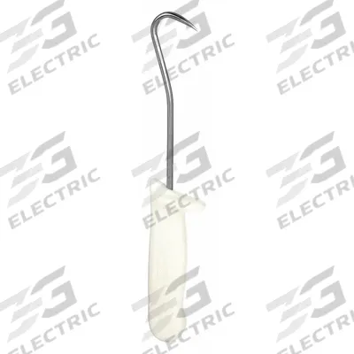 DEXTER RUSSELL Boning Hook: 11 in Overall Lg, Steel, White - Boning & Meat Hooks