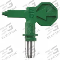 TITAN Airless Spray Gun Tip: Tips for Airless Spray Guns, Airless Spray Gun Tip, 0.017 in Tip Size (MPN 353-517). Key specifications — Product Type: Airless Spray Gun Tip; Compatible with Manufacturer Model Number: 580009; Brand: TITAN; Color: Green; Compatible with Series: Control Pro 130; Product Grouping: Tips for Airless Spray Guns.