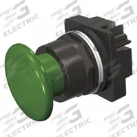 SIEMENS Mushroom Head Push Button: 30 mm, Non-Metallic, Momentary (MPN 52BM9W3). Key specifications — Action: Momentary; Brand: SIEMENS; Series: 52; Push Button Material Type: Non-Metallic.