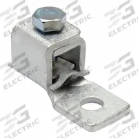 BURNDY Wire Connector: 4/0 AWG – 500 kcmil Wire Sizes, 1/2 in Stud Size, Tin-Plated Copper Lug Body (MPN KPA34). Key specifications — Brand: BURNDY; For Wire Material: Copper; Maximum Stranded Copper Wire Size: 500 kcmil; Minimum Stranded Copper Wire Size: 4/0 AWG; Lug Material: Tin-Plated Copper.