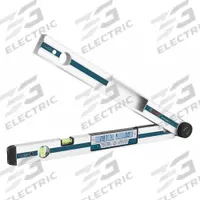 BOSCH Digital Angle Finder: 0°to 270°, Included, 2 Level, 26 7/8 in x 2 in, LCD, Batteries Included (MPN GAM 270 MFL). Key specifications — attr936230: Aluminum; attr936215: BOSCH; attr936216: AA; attr936219: ±0.1°; attr936223: LCD; attr936853: 2 Level; attr938125: Included.