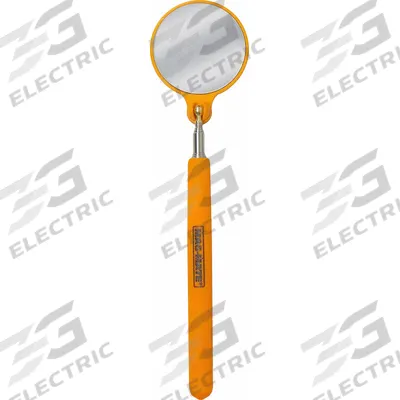 MAG-MATE Inspection Mirror: 2 1/4 in Dia Mirror Size, Mirr. Mat. Stainless Steel - Heat-Resistant Inspection Mirrors