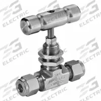 HAM-LET SS Integral-Bonnet Needle Valve: Inline Valve Body, 316 Stainless Steel, Integral Bonnet (MPN H-300U-SS-L-R-1/4-M). Key specifications — For Media: Liquid; Standards: ISO 2006(E); Brand: HAM-LET; Valve Series: H300U; Stem Type: Regulating; Connection Type - Side 1: Let-Lok; Connection Type - Side 2: Let-Lok; Connection Type: Let-Lok x Let-Lok.
