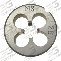 WESTWARD Die, Alloy Steel M8x1-1/4: CCT1060-161, Die