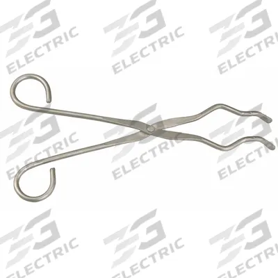 APPROVED VENDOR Crucible Tongs: 9 in Overall Lg, Stainless Steel, Cadmium Plated Steel - Tongs for Crucibles