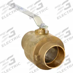 APOLLO Manual Two-Way Ball Valve: 4 in, Brass, Straight, Sweat x Sweat, 400 psi Max. Pressure (CWP) (MPN 77FLF24A01). Key specifications — Brand: APOLLO; Handle: Lever.