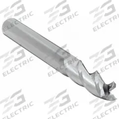CLEVELAND Square End Mill: Carbide, 3 Flute, 3/8" Mill Dia, 1" LOC, 2-1/2" OAL (MPN C60628)