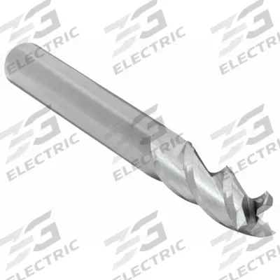 CLEVELAND Square End Mill: Carbide, 3 Flute, 3/8" Mill Dia, 1" LOC, 2-1/2" OAL (MPN C60628) - Carbide Square End Mills for Aluminum