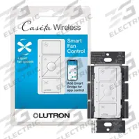 Speed Control: Touch Button, SPDT, 5 Switches or Dials, 120V AC, White Plate, 1.5 A, White (MPN PD-FSQN-WH). Key specifications — Brand: LUTRON; Reversible: Not Reversible; Input Voltage: 120V AC; Compatible with Series: Universal Ceiling Paddle Fans.