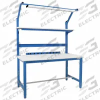 BENCHPRO Workbenches: Adj Ht, Laminate, 72 in x 30 in, 6,700 lb Overall Load Capacity, Blue (MPN KDC-6). Key specifications — Brand: BENCHPRO; Height Adjustability: Adjustable Height.