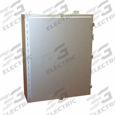 HAMMOND Electrical Enclosure: Aluminum, 30 in x 24 in x 8 in, NEMA 12/13/4/4X, w/Panel - Aluminum Washdown Enclosures