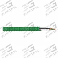 SOUTHWIRE Metal Clad Cable: 12 AWG, 2 Conductors, Solid, 1,000 ft, 600 V Volt, MC-HCF (MPN 55554302). Key specifications — Grounding Conductor Insulation Color: Green; Brand: SOUTHWIRE.