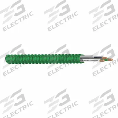 SOUTHWIRE Metal Clad Cable: 12 AWG, 2 Conductors, Solid, 1,000 ft, 600 V Volt - Healthcare Metal-Clad Building Cables