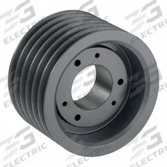 APPROVED VENDOR V-Belt Pulley: 5V750, 6 Groove, 7.5 in OD, Bushed Bore, SF, For 5V/5VX Belt Section (MPN 65V750SF). Key specifications — Pulley Industry Number: 5V750; Pitch Diameter: 7.5 in (5V); For Belt Section (broad, with similar types): 5V or 5VX.