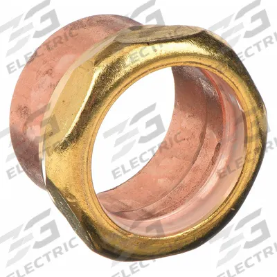 NIBCO Sweat Fitting Adapter: 1 1/2 in CTS x 1 1/2 in CTS, Cup x Compression - Drain, Waste & Vent Wrot Copper & Bronze Tube Fittings
