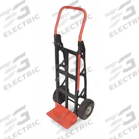 DAYTON General Purpose Hand Truck: 600 lb, Flow-Back, Black, Nylon Polymer, Pneumatic (MPN 4ZJ31). Key specifications — Brand: DAYTON.